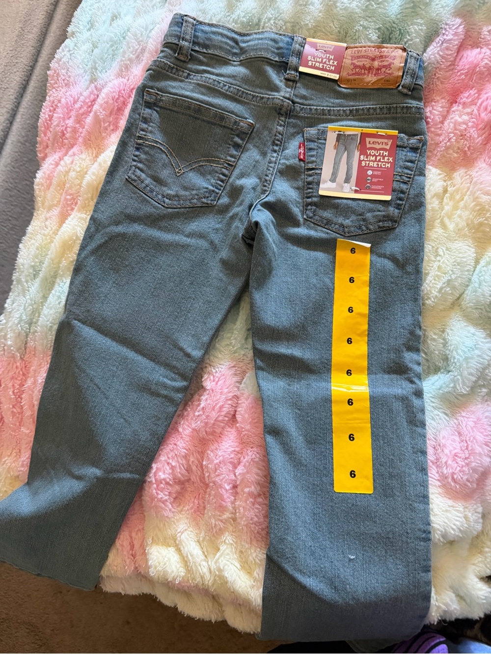 Levi's Youth Stretch Jeans in Denim Blue
